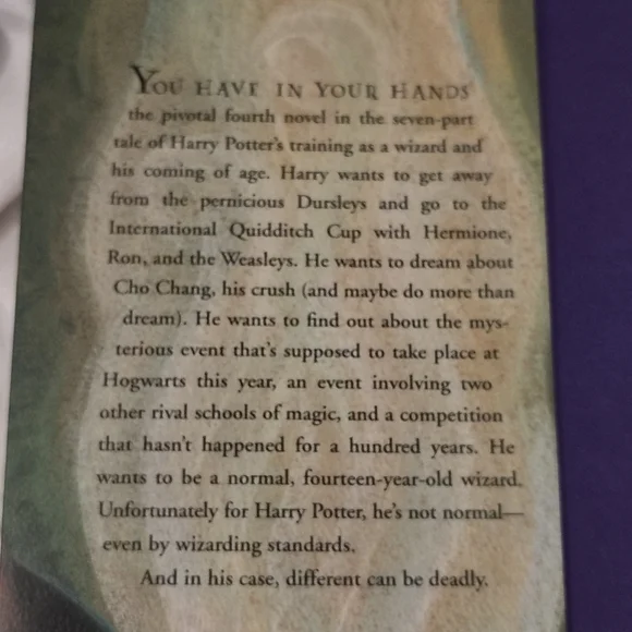 1st Edition 1st Print Harry Potter And The Goblet Of Fire American Edition HC - Picture 13 of 14